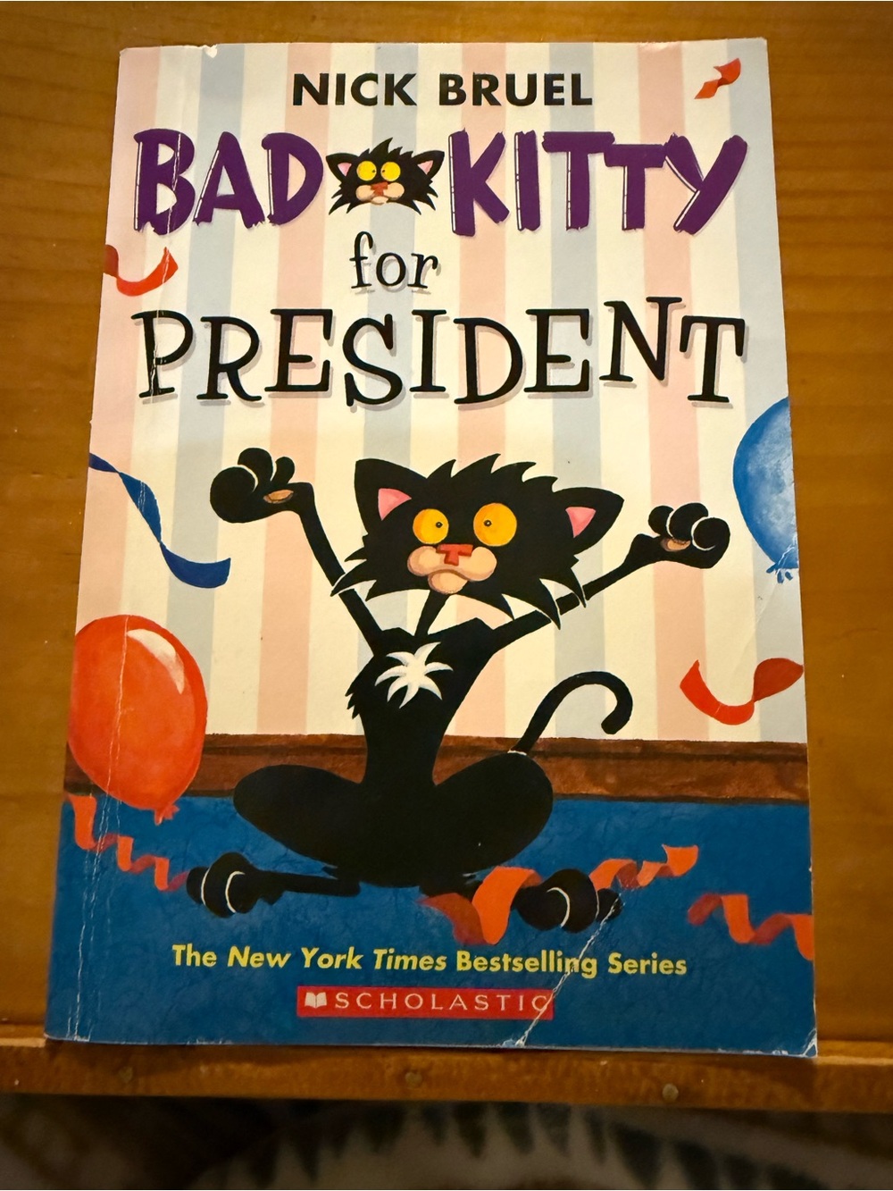 Bad Kitty for President by Nick Bruel Children’s Chapter Book